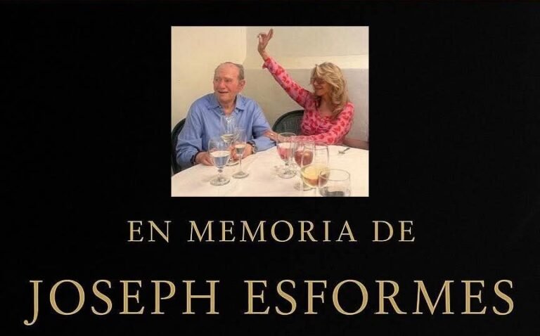 Fallece el esposo de Tomasina