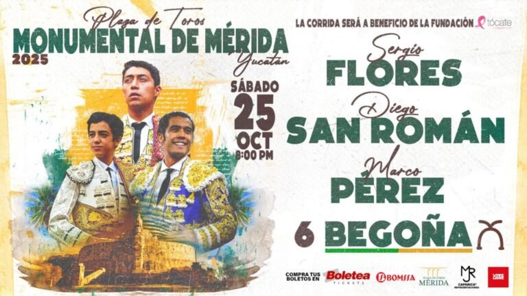 Cartel para la Monumental de Mérida