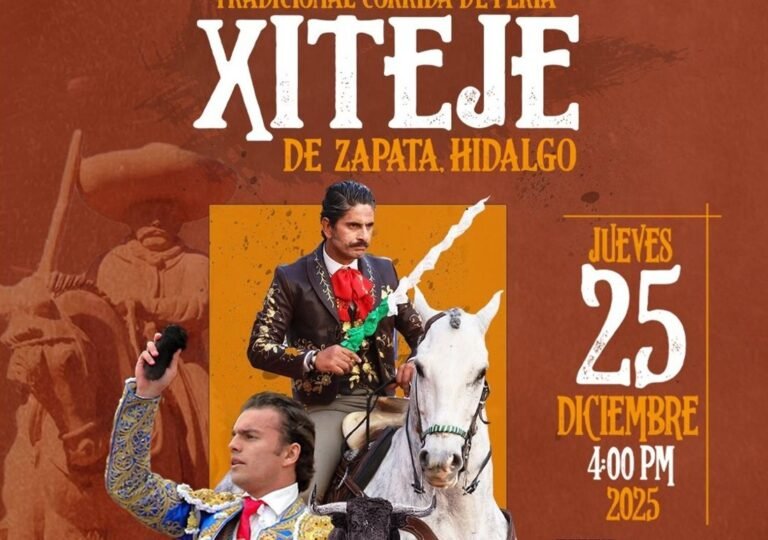 Anuncian corrida en XITEJE, HIDALGO