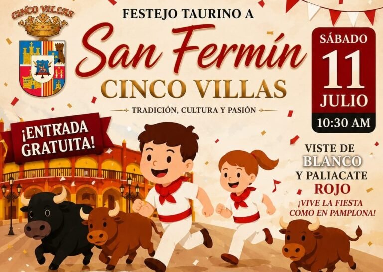 Cinco Villas invita a la pamplonada infantil