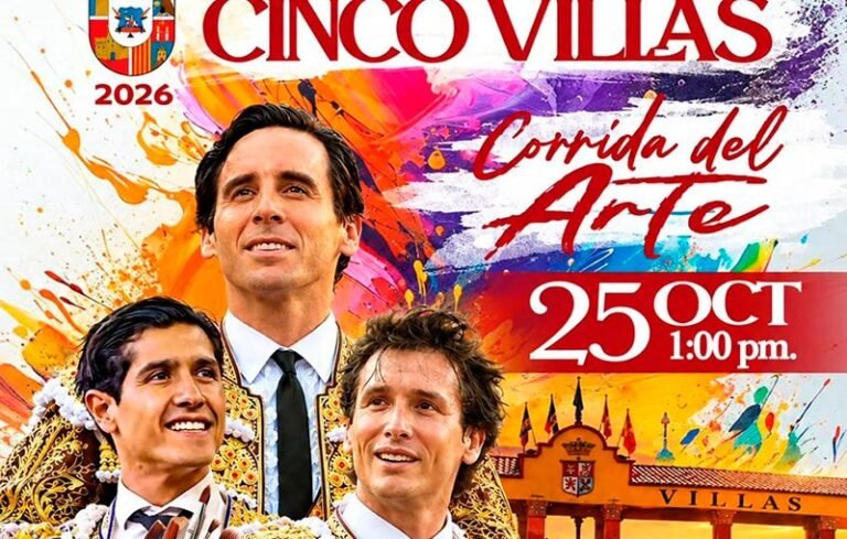 Juan Ortega en la Corrida de Arte de Cinco Villas